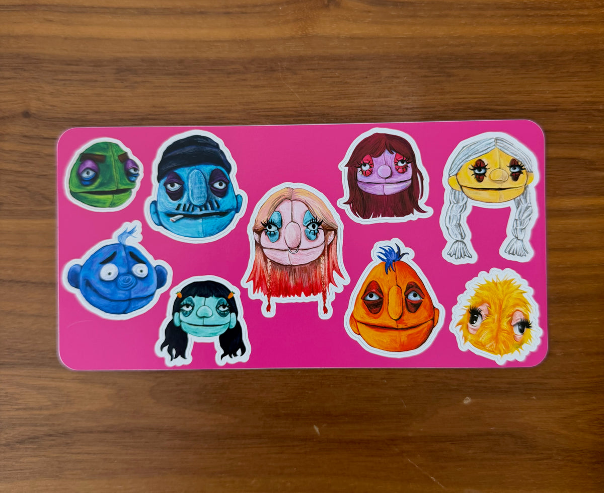 Puppet Friends Sticker Sheet (Pre-Order)